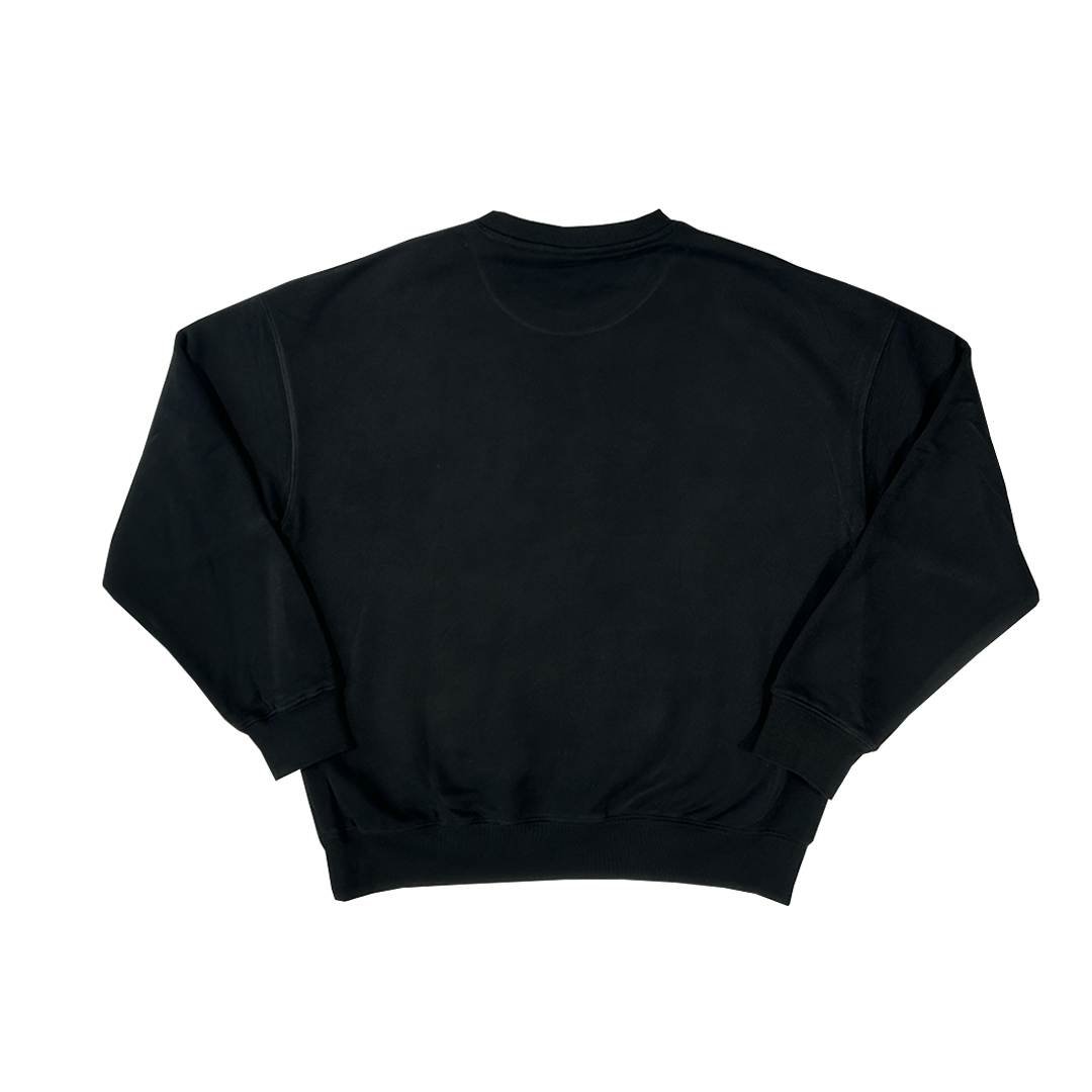 transit crewneck - black