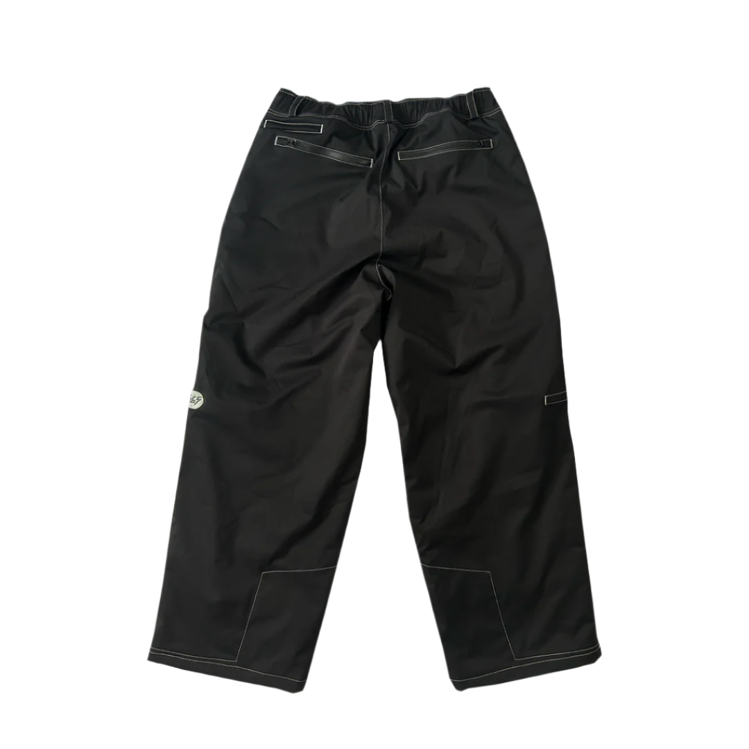 darn convertible bib snowpant - black