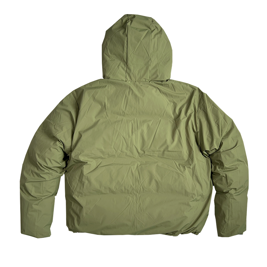 covert reversible down jacket - black/sage