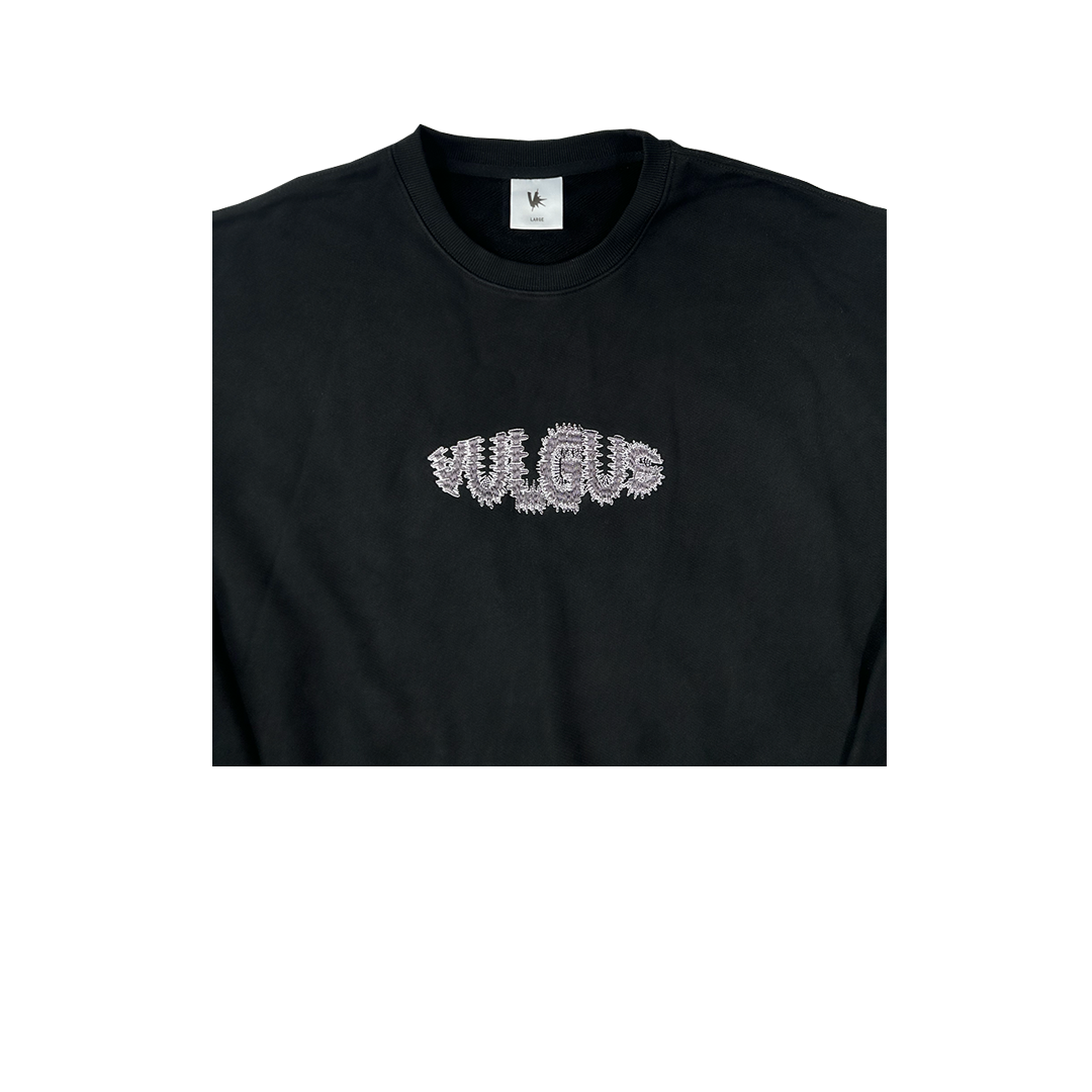 transit crewneck - black