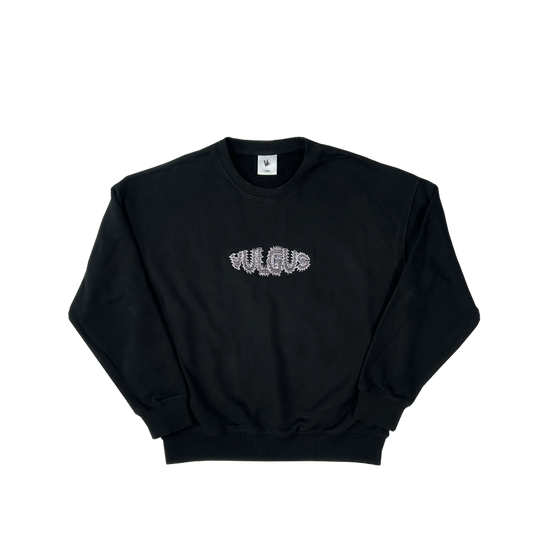 transit crewneck (black)