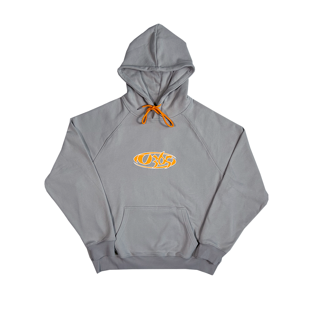 script hoodie - grey