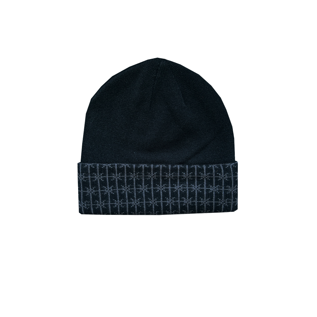 cuffed hat - black