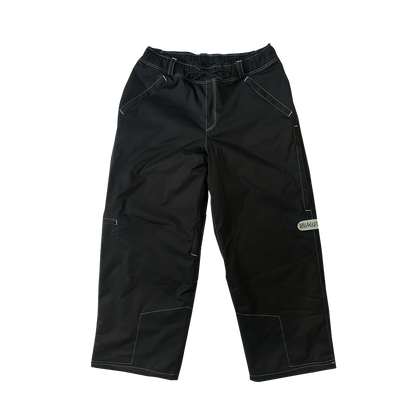darn convertible bib snowpant - black