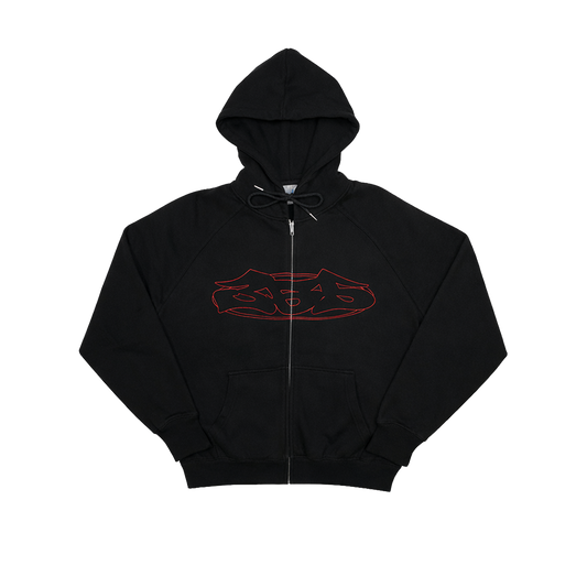 365 ZIP HOODIE (BLACK)