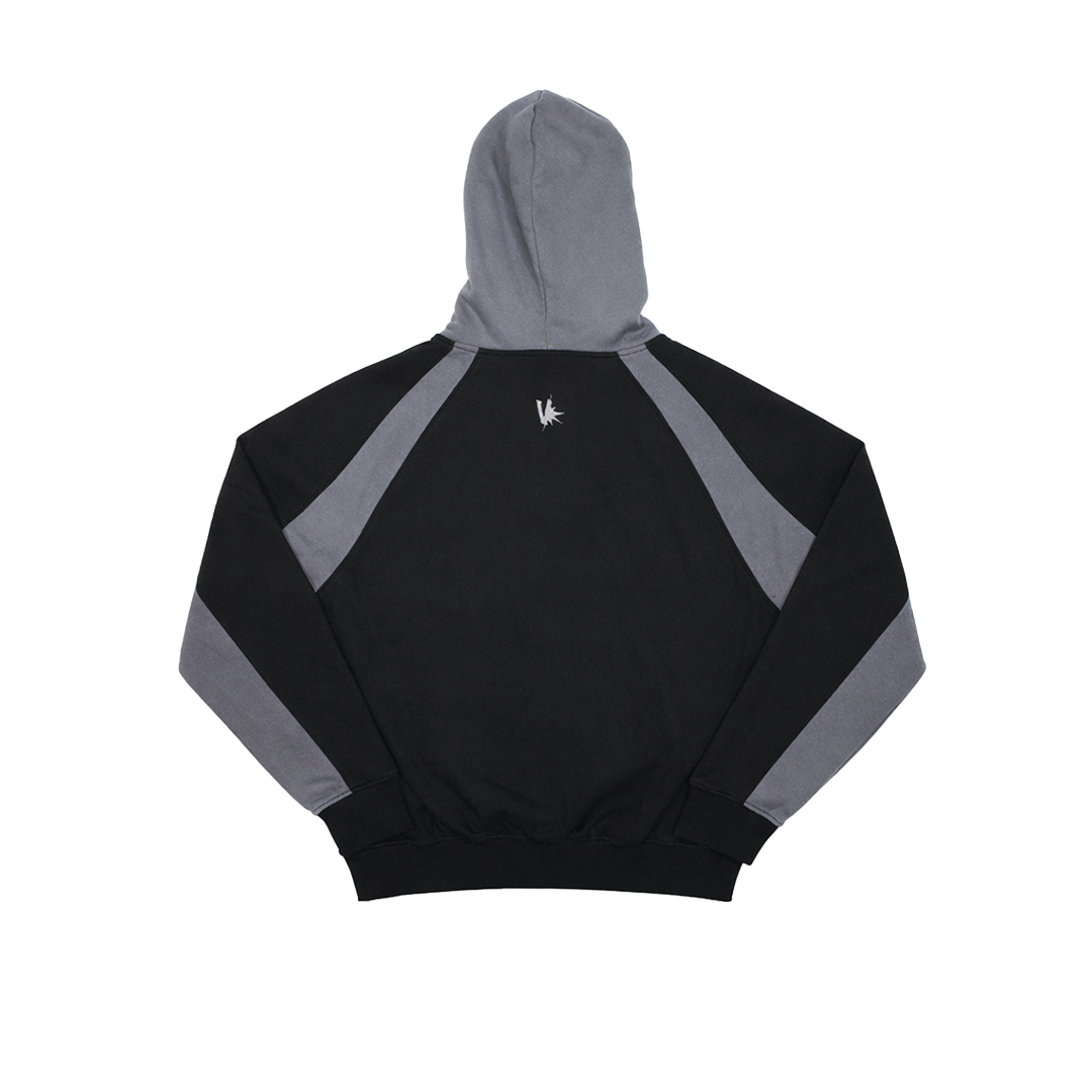 BLOCK HOODIE (BLACK/GREY)