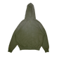 cycle zip hoodie (washed olive)