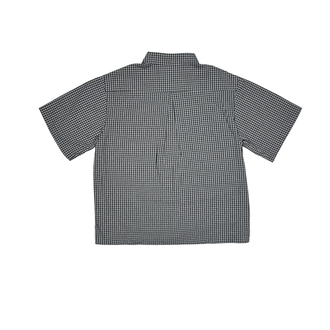 tag button up shirt (dark plaid)