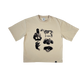 collage tee  (cream)