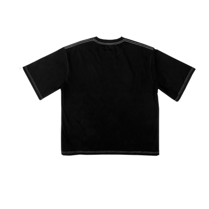 collage tee - black
