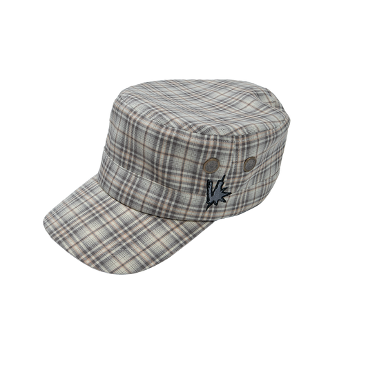 cadet cap (tan plaid)
