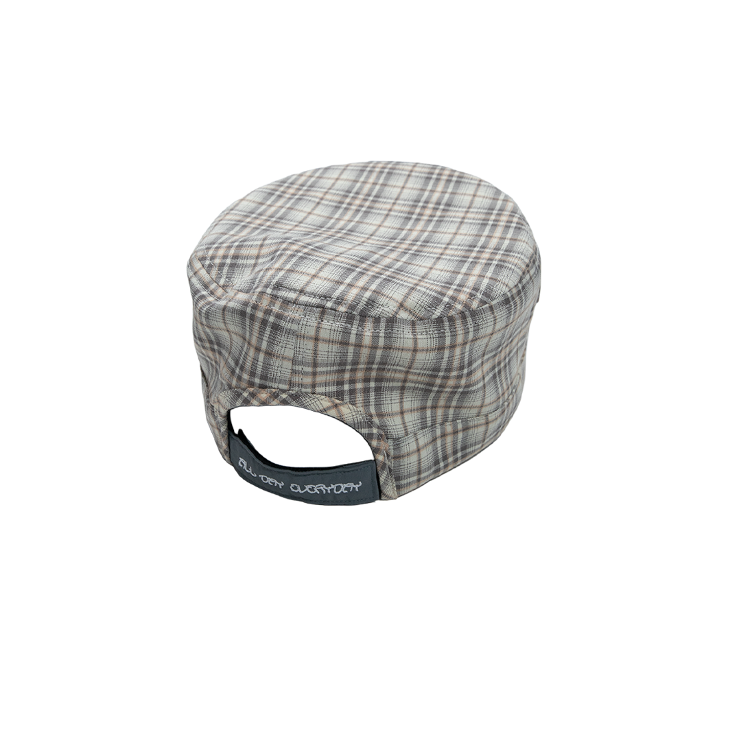 cadet cap (tan plaid)