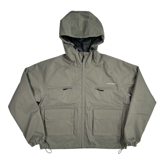 insulated cargo jacket - oak