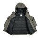 insulated cargo jacket - oak