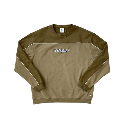 piping crewneck (brown)