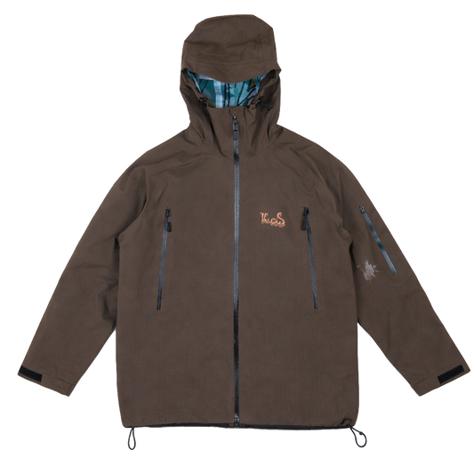 CYPHER 3L SHELL JACKET (BROWN)