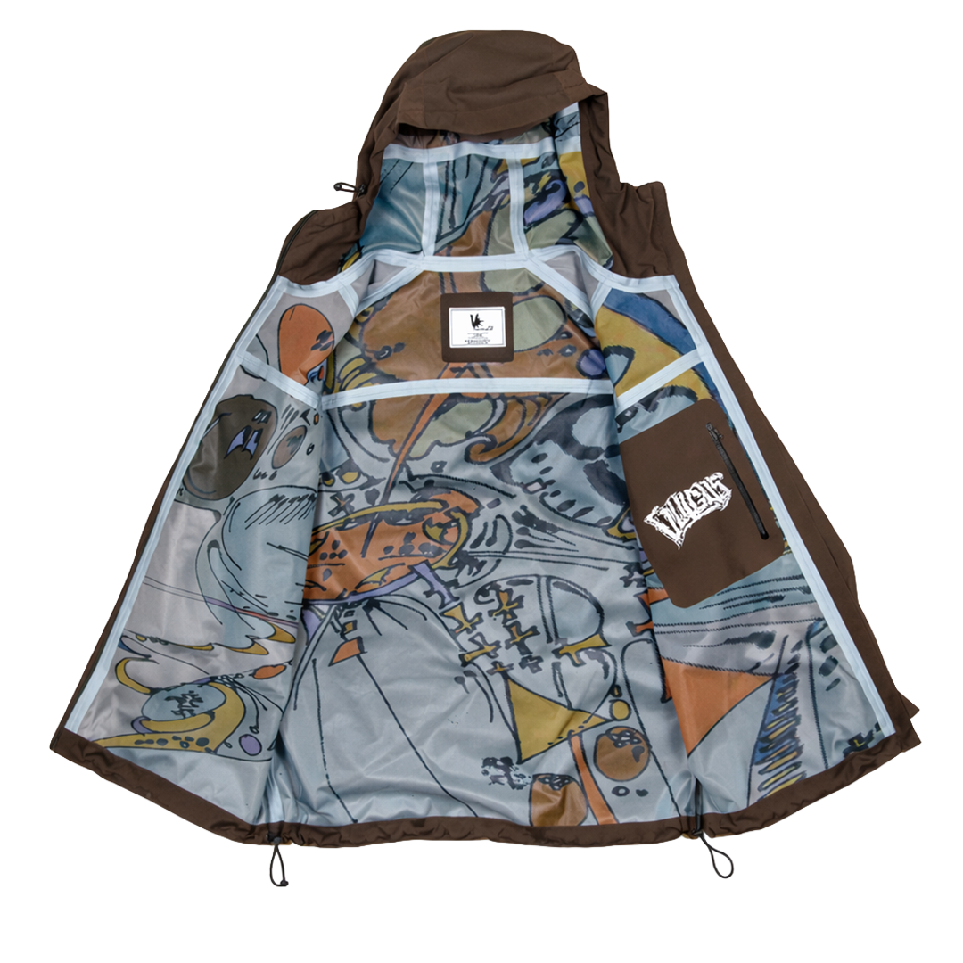 cypher 3L jacket (brown)