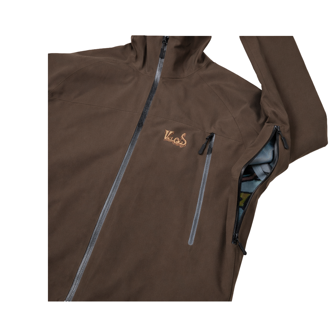 CYPHER 3L SHELL JACKET (BROWN)
