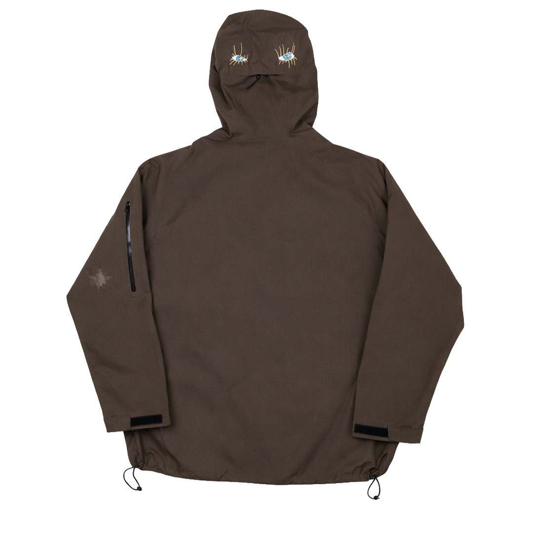 CYPHER 3L SHELL JACKET (BROWN)