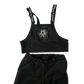 darn convertible bib snowpant (black)