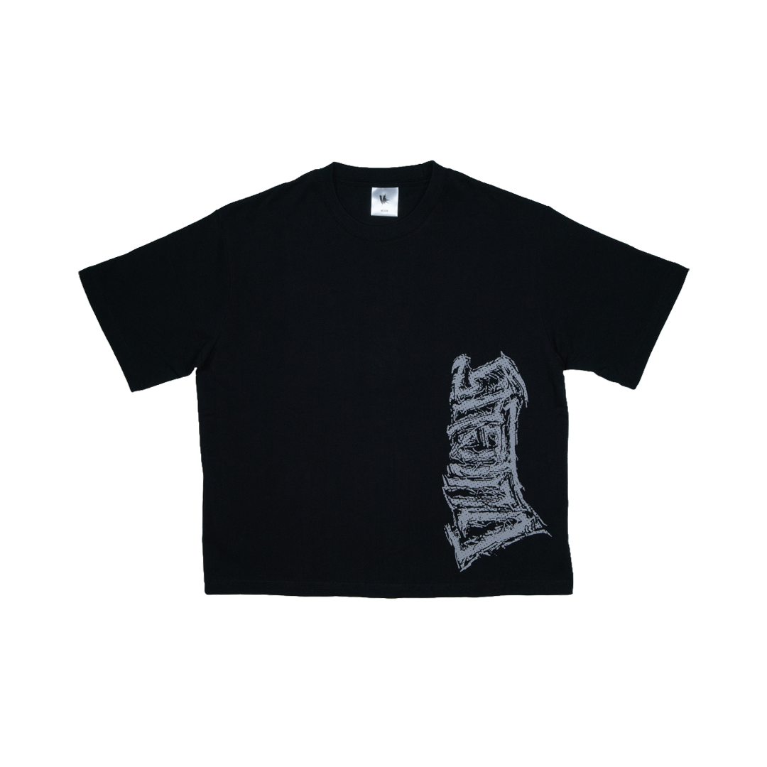 distort tee (black)