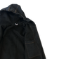 hooded denim jacket (washed black)