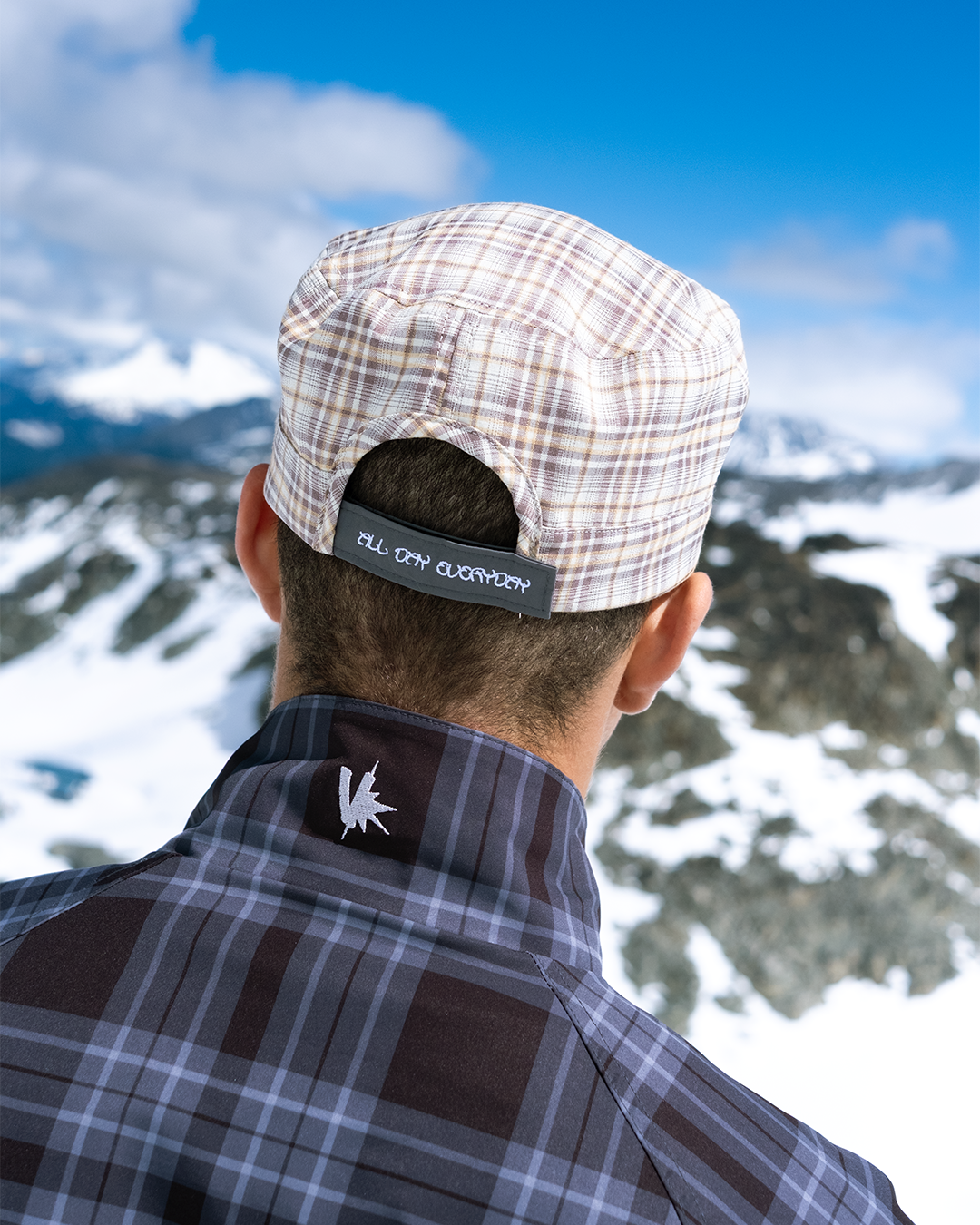 cadet cap (tan plaid)