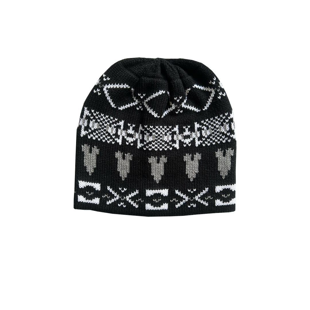 wool skuly - black/grey