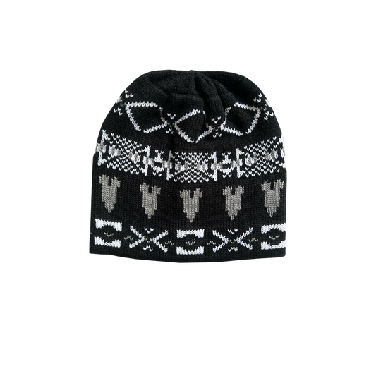 wool skuly - black/grey