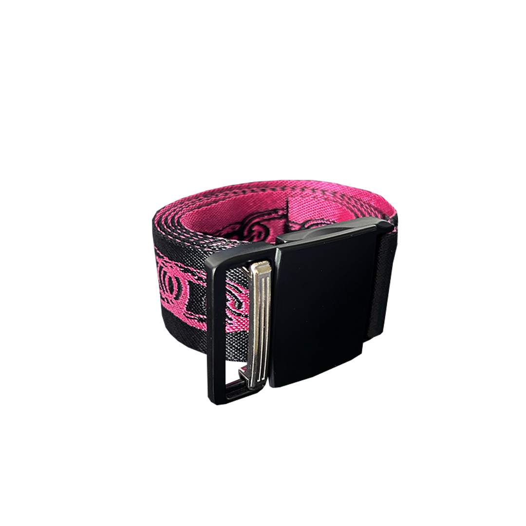 woven belt - pink