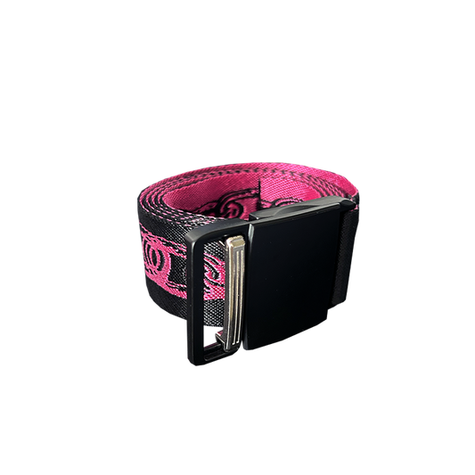 woven belt - pink