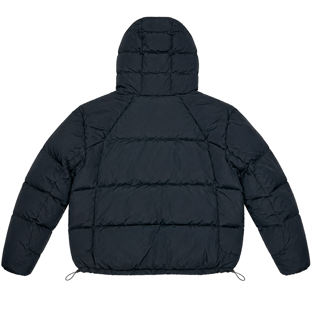 equipement reversible down jacket (black/navy)
