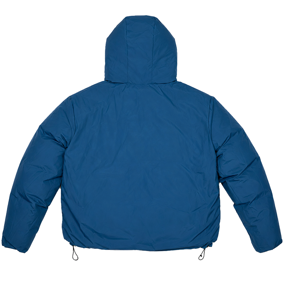 equipement reversible down jacket (black/navy)