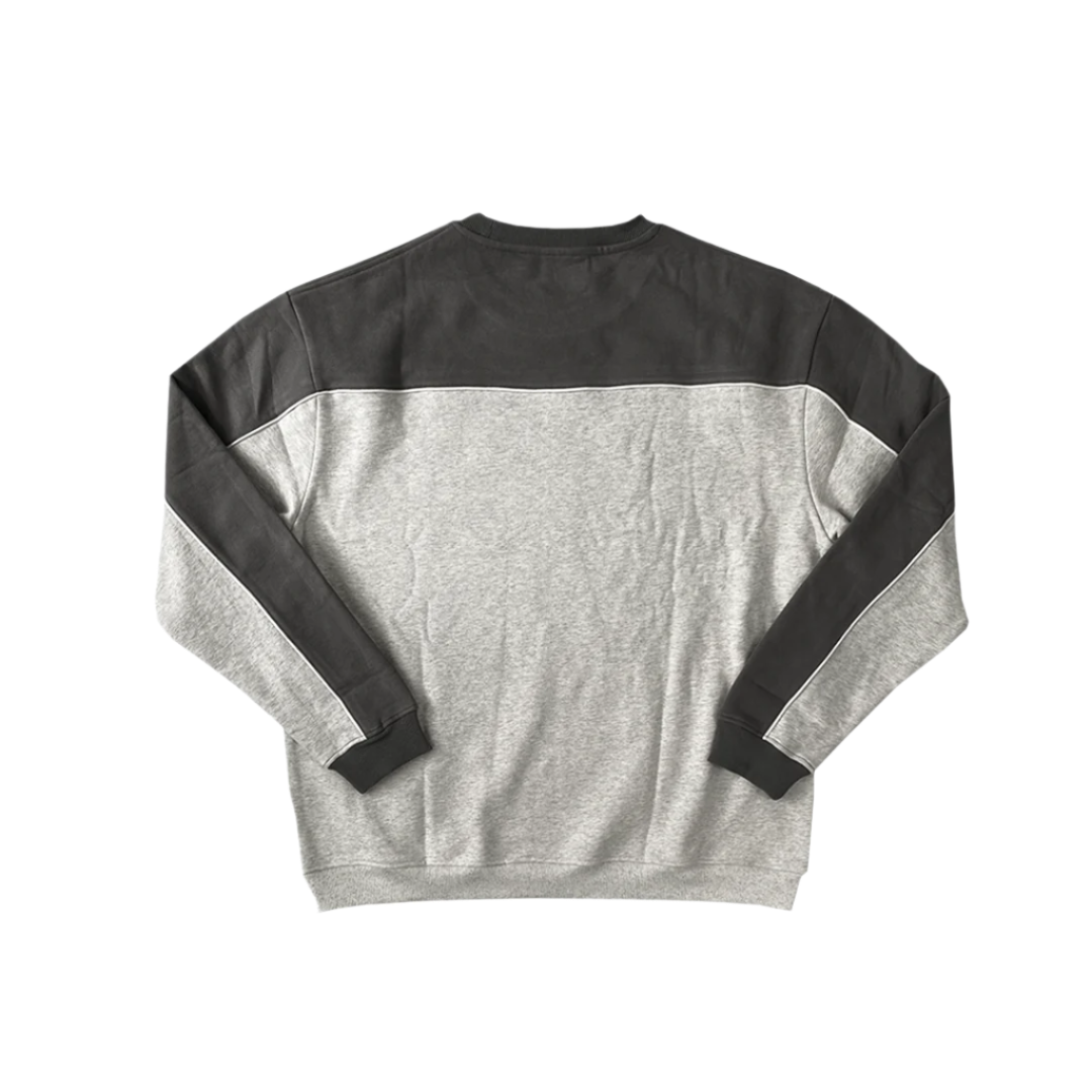 piping crewneck (grey)