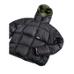 covert reversible down jacket - black/sage