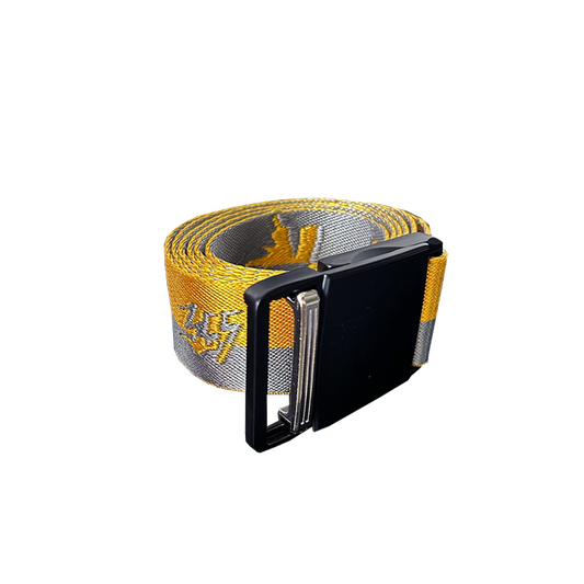 woven belt - yellow